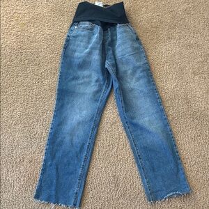 Motherhood High Rise Blue Maternity Jeans